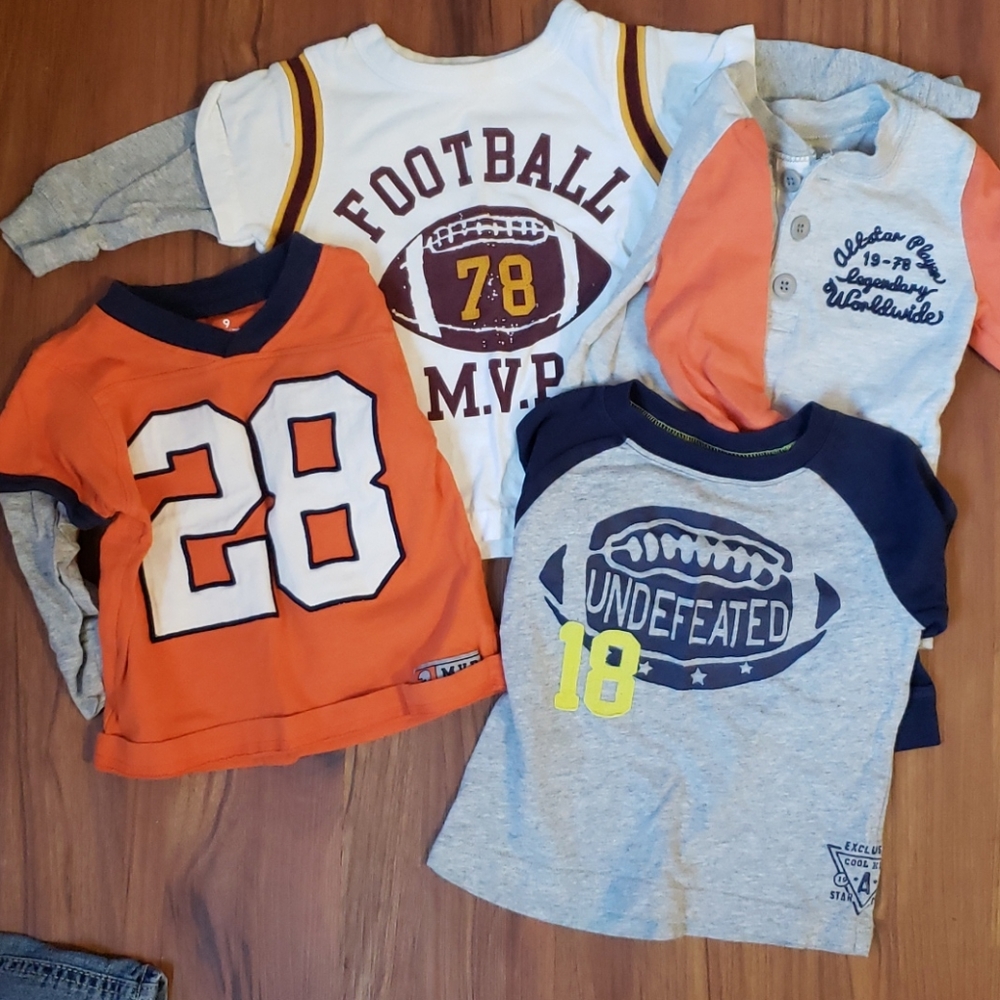 4 long sleeve tees